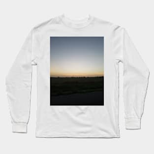 Simple Countryside Sunset Long Sleeve T-Shirt
